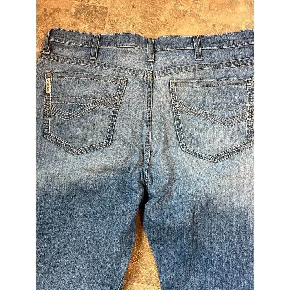 Cinch Grant Relaxed Fit Medium Stone, Men's size 38 x 32